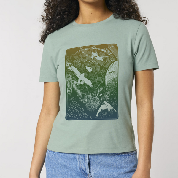 Camiseta VILA VELLA · Tossa de Mar • mujer