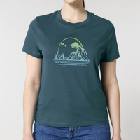 Camiseta COSTA BRAVA verde  • mujer