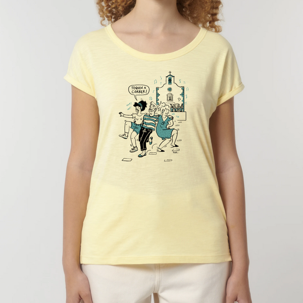 Camiseta TOQUEN A CORRER · Tossa de Mar 2024 · mujer